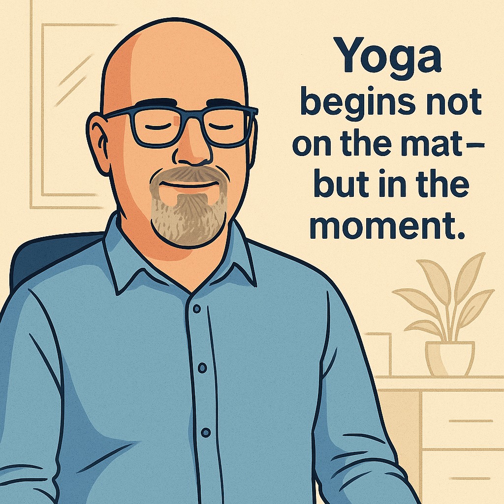 Yoga am Arbeitsplatz – weniger Stress, mehr Klarheit mit 5 Minuten am Tag!
Stress im Job entsteht nicht nur durch zu viel Arbeit – sondern durch zu wenig bewusste Pausen.
Yoga am Arbeitsplatz heißt nicht: Matte ausrollen.
Yoga heißt: innehalten, atmen, wahrnehmen.
👉 Zwei einfache Übungen aus meinem aktuellen Blog:
🪑 Ankommen im Sitzen (3 Min)
Aufrecht sitzen, Füße am Boden, Atem beobachten.
Mehr Fokus. Weniger Kopfkino.
🌬️ Atem-Reset (2–4 Min)
4 Sekunden ein – 6 Sekunden aus.
Signal an dein Nervensystem: Entspannung erlaubt.
Das Beste:
✔️ ohne Umziehen
✔️ ohne Vorkenntnisse
✔️ direkt im Arbeitsalltag umsetzbar
Yoga ist keine Zusatzaufgabe.
Yoga ist eine Art, mit dir selbst umzugehen.
👉 Den ganzen Artikel mit Anleitung findest du in meinem Blog.
Wenn du Yoga nachhaltig in deinen Alltag oder dein Unternehmen integrieren willst: Meld dich gern bei mir.